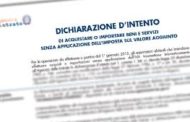 Dichiarazioni d'intento, al via il nuovo modello