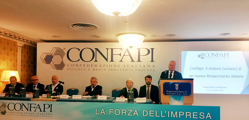 Maurizio Casasco confermato Presidente Nazionale Confapi