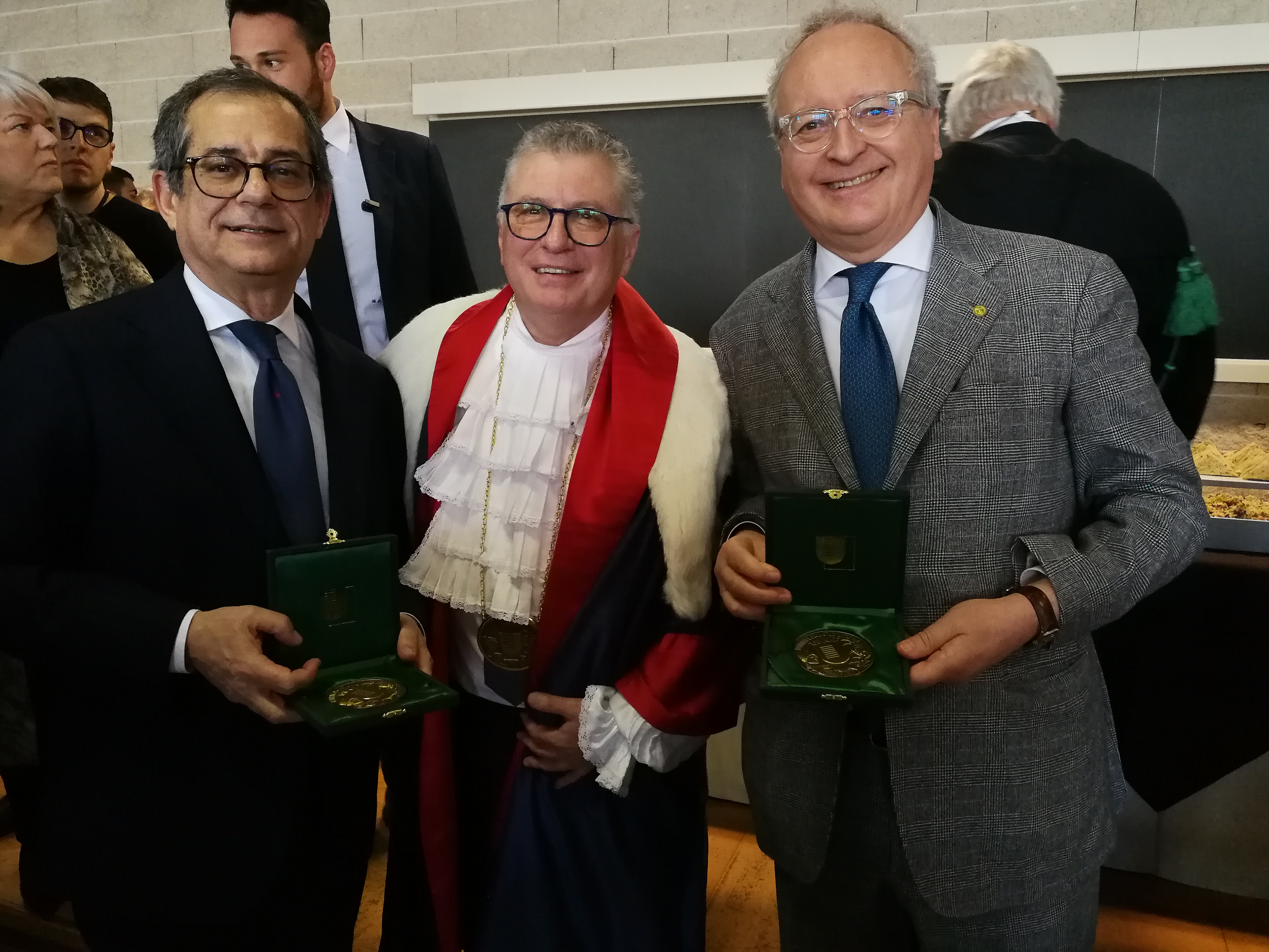 Al Presidente Casasco la medaglia di Ateneo dell'Università di Tor Vergata