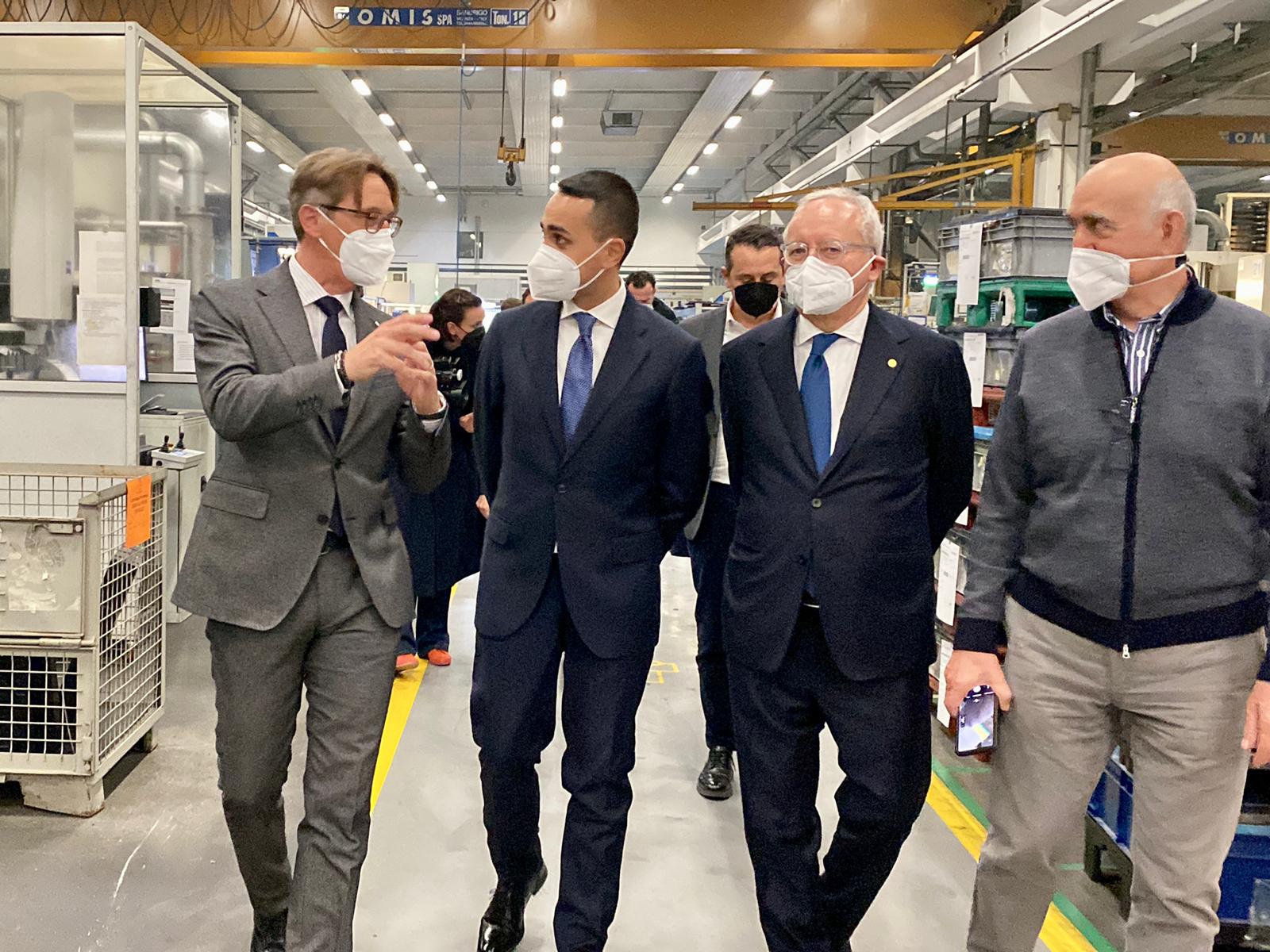 PMI. DI MAIO VISITA AZIENDE BRESCIANE CONFAPI. “ECCELLENZE ITALIANE”