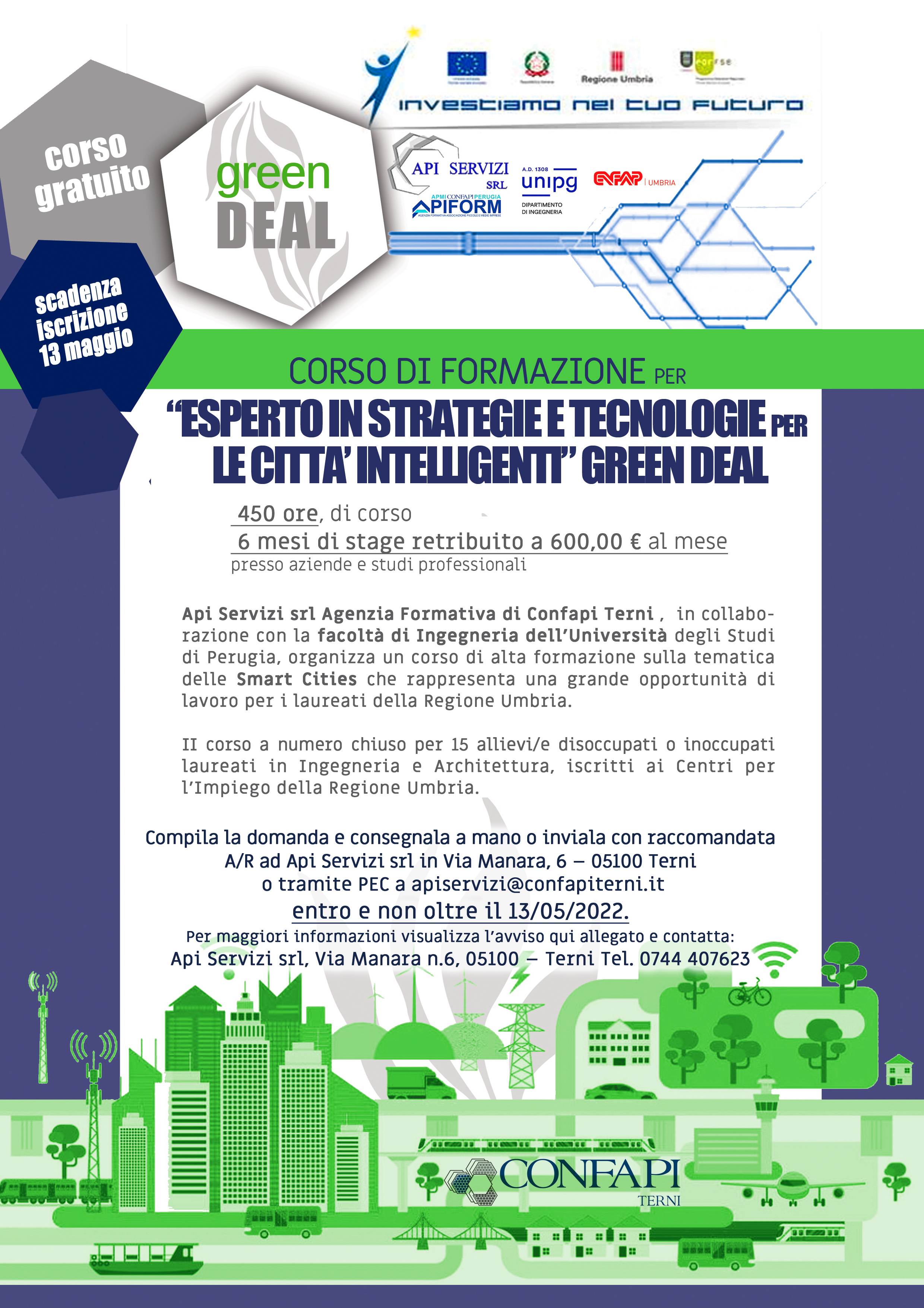 API Servizi presenta il progetto GREEN DEAL